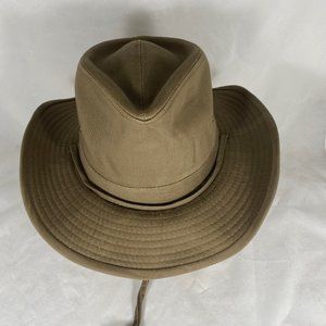 Safari Fedora Pinch Front Diamond Crown Wide Brim UPF 50+  NWT